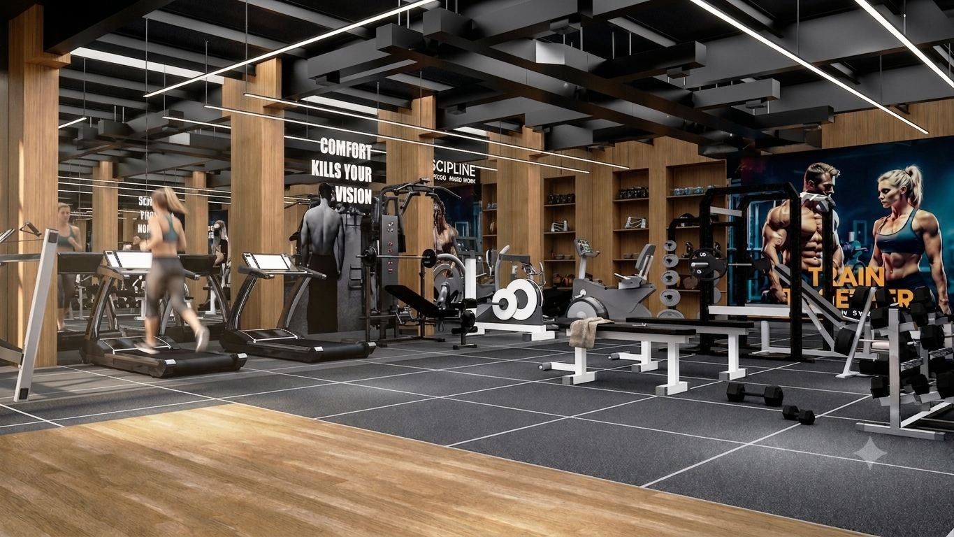 Cardio equipment zone
