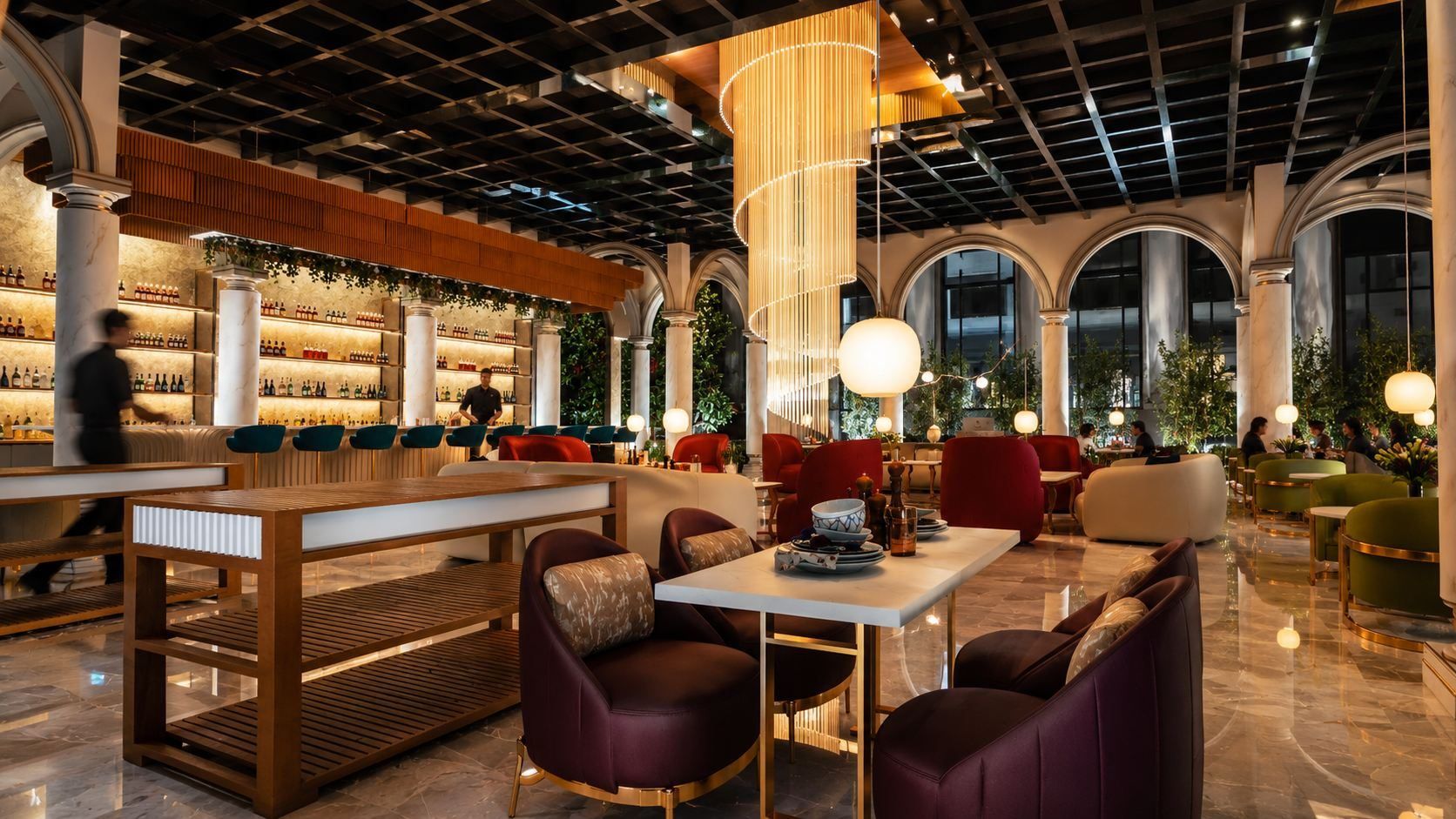 Lounge seating detail